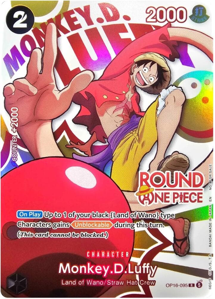 Monkey.D.Luffy (Round 1 Promo)