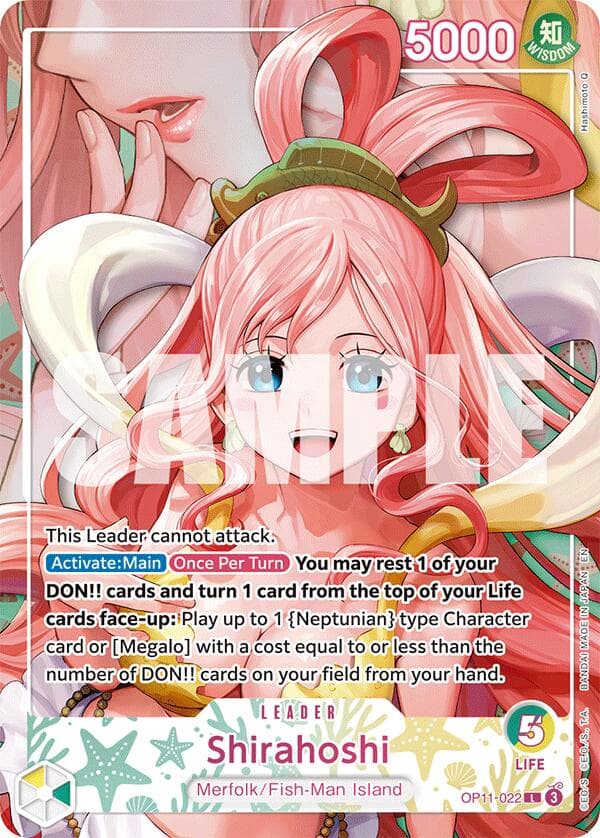 Shirahoshi (OP11-022) (Heroine Leader)