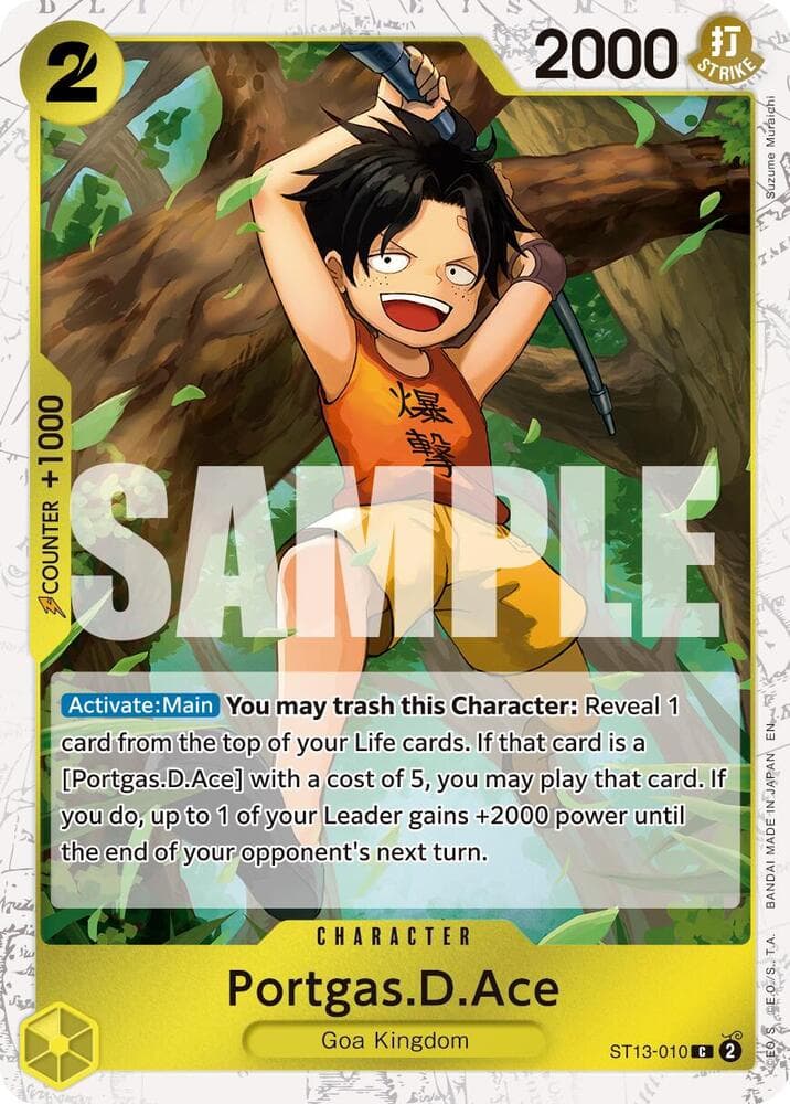 Portgas.D.Ace - ST13-010 (Pirate Foil)