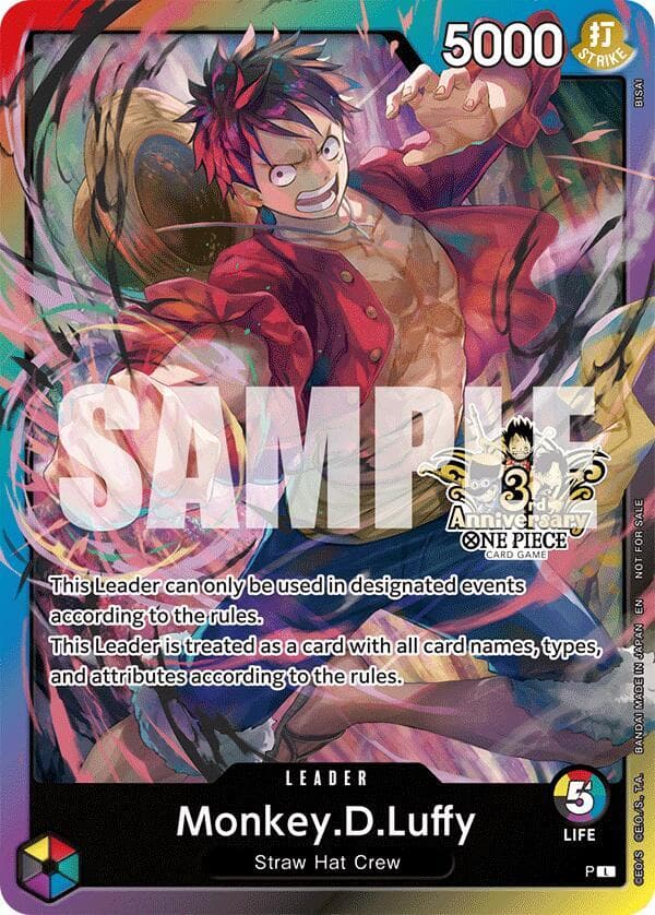 Monkey.D.Luffy (3rd Anniversary Tournament 3 Brothers Pack)