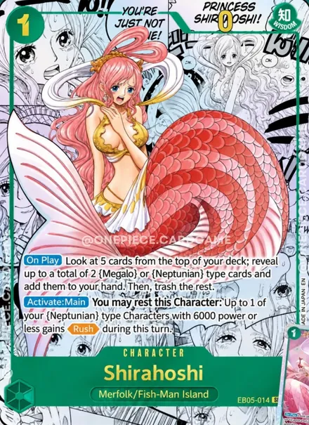 Shirahoshi Manga Rare, EB05-014