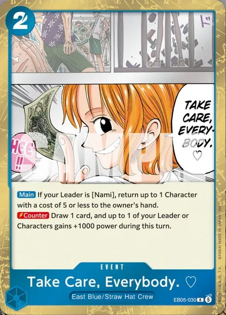 Take Care, Everybody. EB05-030