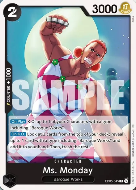 Ms. Monday EB05-045