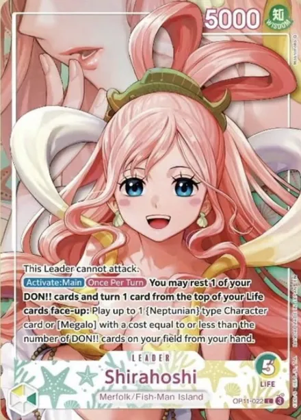 Shirahoshi Leader, OP11-022